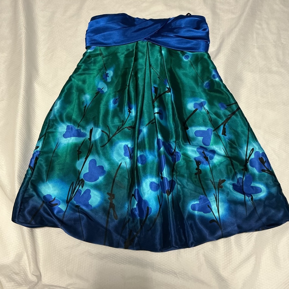 Jump Blue Strapless Dress